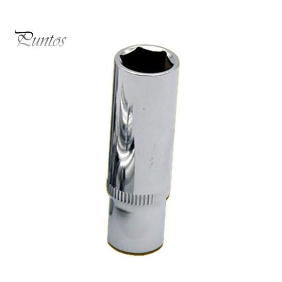 Puntos 1/4inch Deep Socket 4-14mm Hex Nut Driver Wrench Car Repair Tool Accessories
