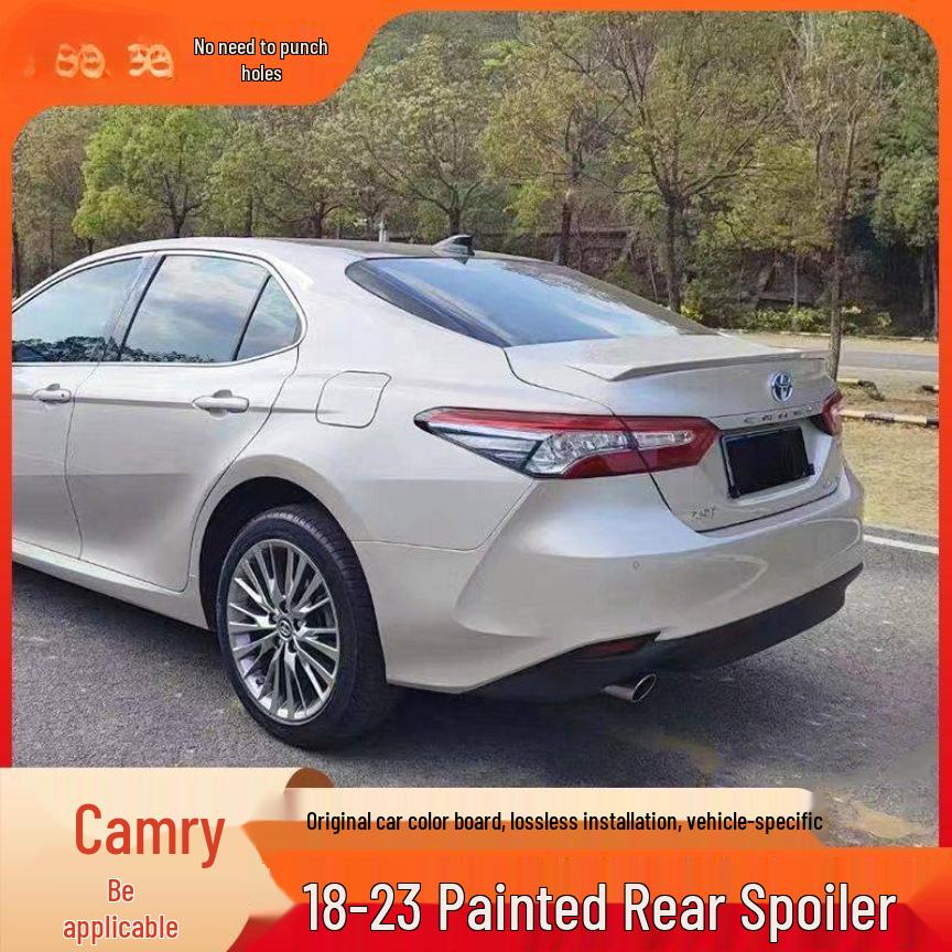 Rear Spoiler for 2018-2022 Toyota Camry - No-Drill Exterior Tail Modification