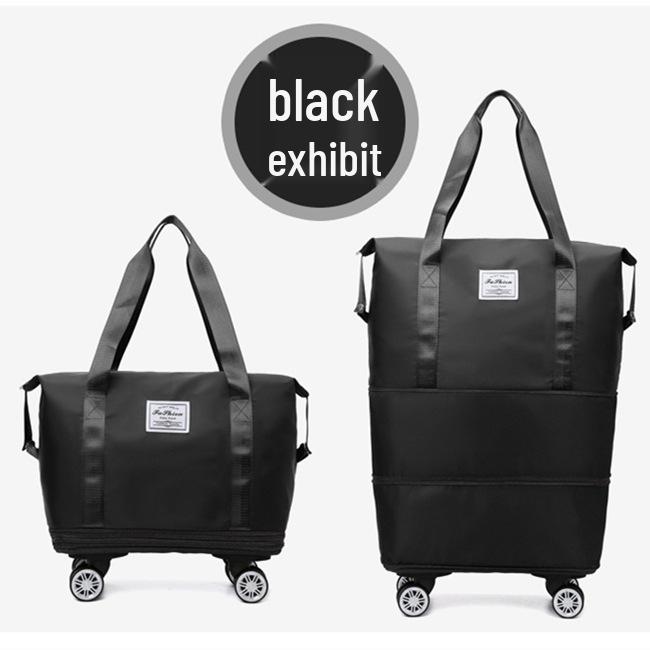 Wheeled Waterproof Travel Bag: Wet/Dry Separation, Large Capacity, Hand-Carry Luggage, Maternity, Business Trip