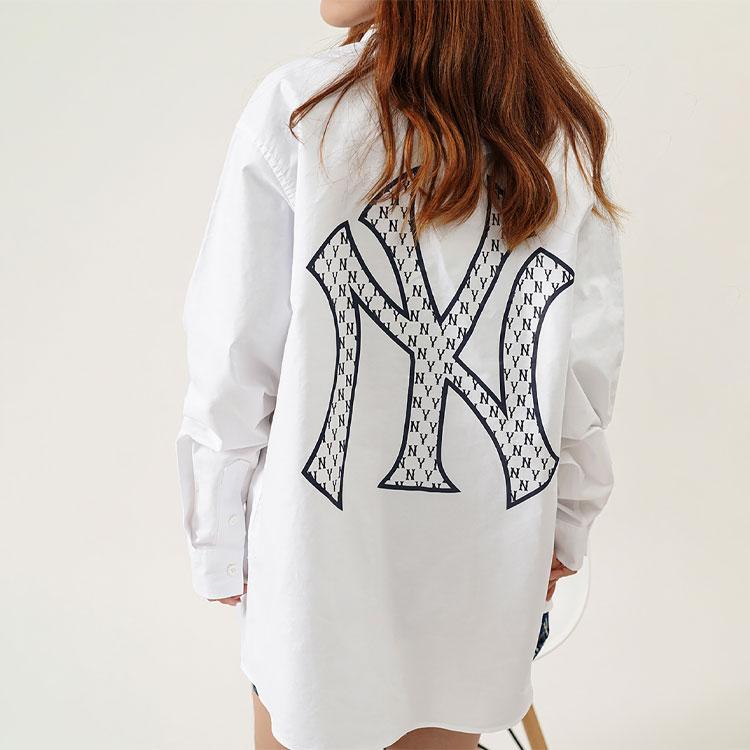 New MLB New York Yankees Shirt Unisex White 3AWS03121-50WHS