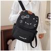 Schoolbag Student Schoolbag Korean Version Trendy Cute Girl Schoolbag Cartoon Cat Primary School Kindergarten Class Casual Backpack Women