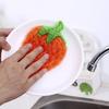 1pc Strawberry Fruit Shaped Crochet Dish Cloth - Durable, Eco-Friendly No Electricity Needed for Kitchen Cleaning-random Color
