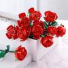 Rosen Bausteine DIY Montage Kunststoffsteine Romantisch Künstliche Blumen 3D Modell Fähigkeitstraining Lernspielzeug Kinder DIY Bau Spielzeug