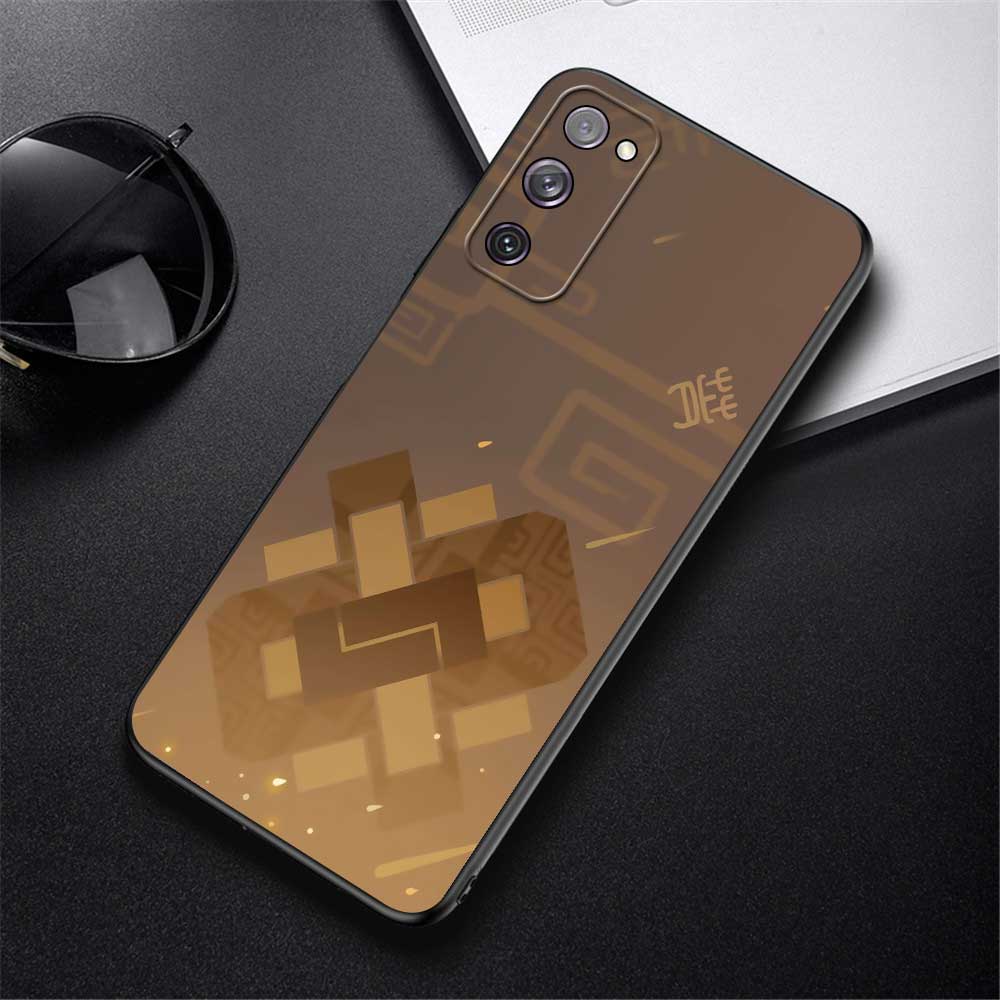 Ochranné pouzdro na telefon Genshin Impact Icon pro Samsung Galaxy S22 5G S21 Ultra S20 S10 S9 Plus S10E S8 S7 Edge