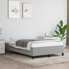 347050 vidaXL Bed Frame Light Grey 120x200 Cm Fabric