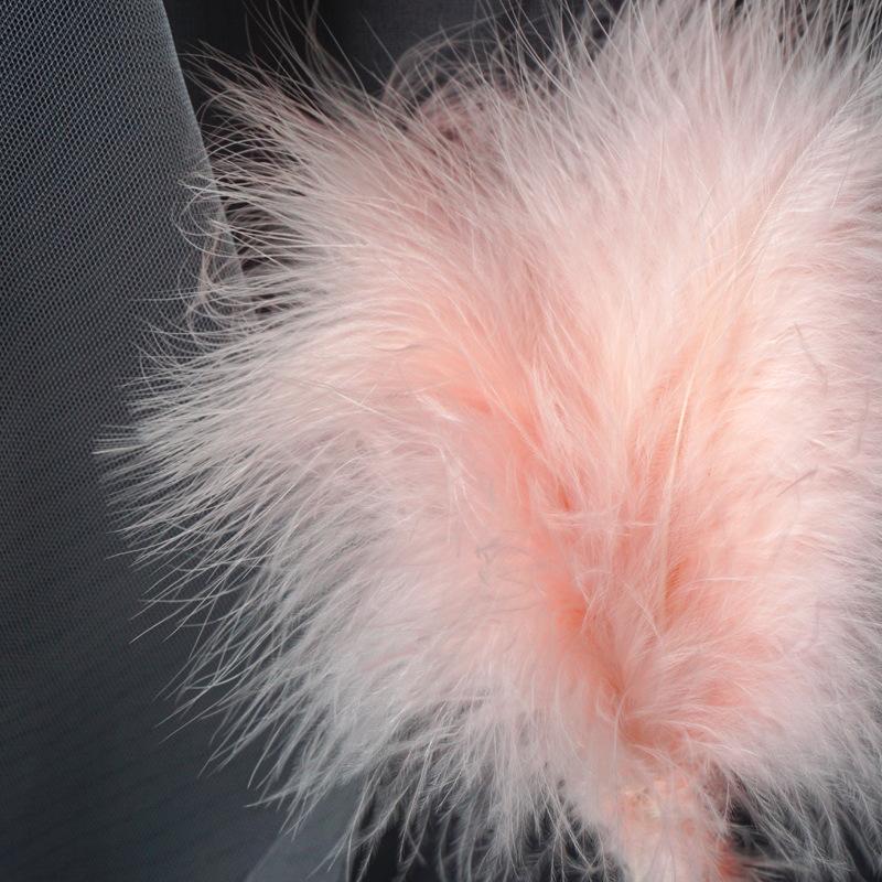 50Pcs Macaron Feather Color Turkey Full Velvet, Dream Catcher Hair Accessories Diy Handmade Materials Bouquet Stage Wedding Decoration