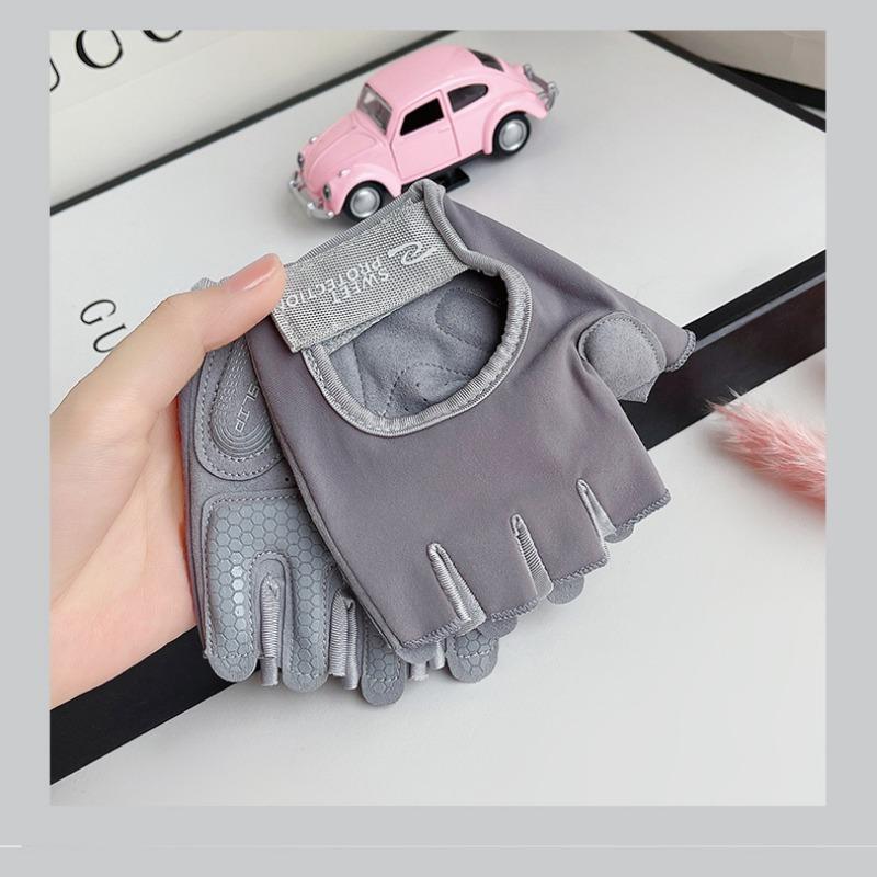 Männer und Frauen Outdoor-Sportarten Radhandschuhe Halbfinger Verschleißfest Rutschfest Verschleißfest Stoßdämpfende Handfläche Atmungsaktiv