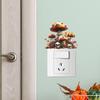 Eyeball Halloween Mushroom Skull Switch Sticker Pvc Living Home Wall Decor