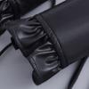 Premium PU Leather Gothic Cuffs With Adjustable Lace Up Design For Music Festivals And Costume Parties