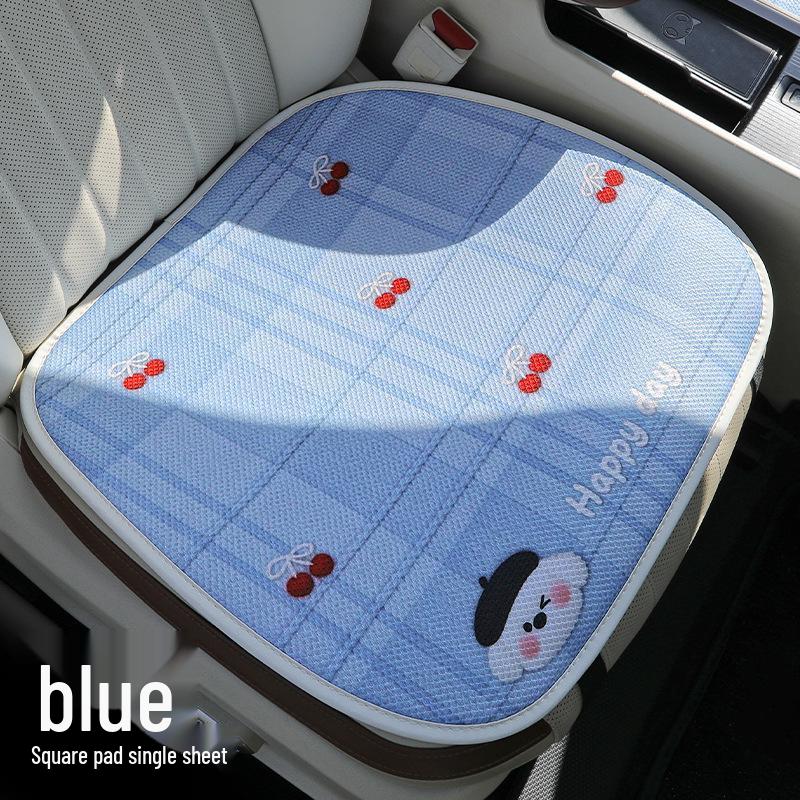 Cherry Cartoon Dog Car Seat Cushion for Ford EcoSport, RuiSi, Focus - Year-Round Use