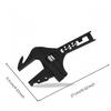 Wrench Black Finish Plumbing Alloy Steel for Bathroom Repair