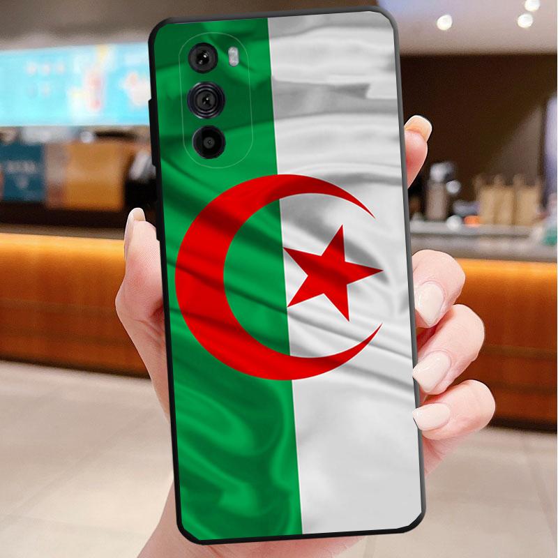 Phone Case For Motorola Edge 50 40 Pro 60 50 40 30 Ultra Neo Fusion Moto G85 G72 G53 G54 G84 G13 G32 Algeria Flag