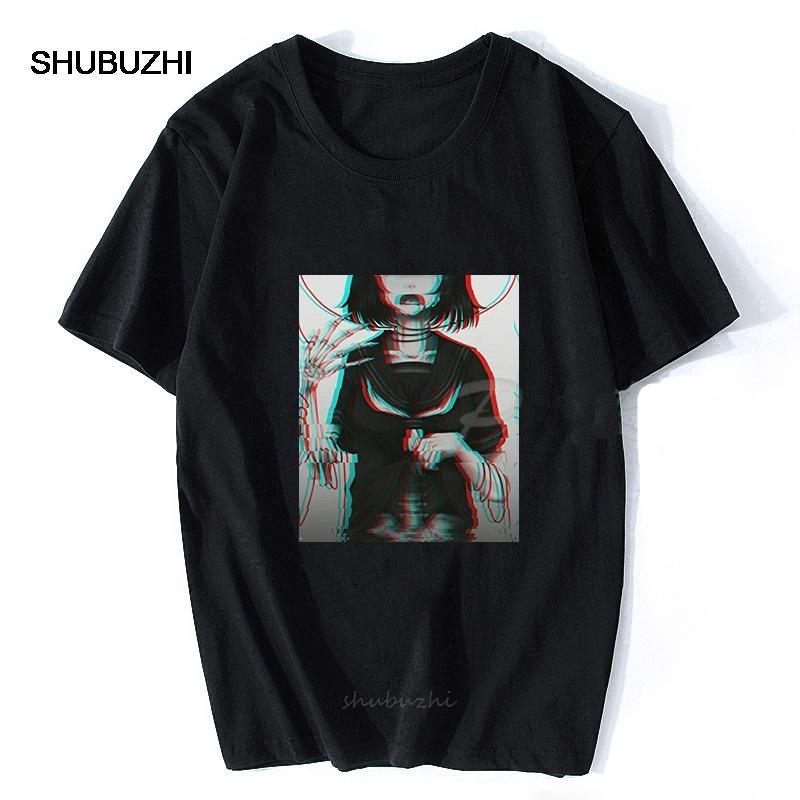 Sad Retro Anime Crying Eyes Vaporwave T-Shirt Summer Style Aesthetic Anime Japan Retro 90s Vaporwave Vintage T Shirt Streetwear S
