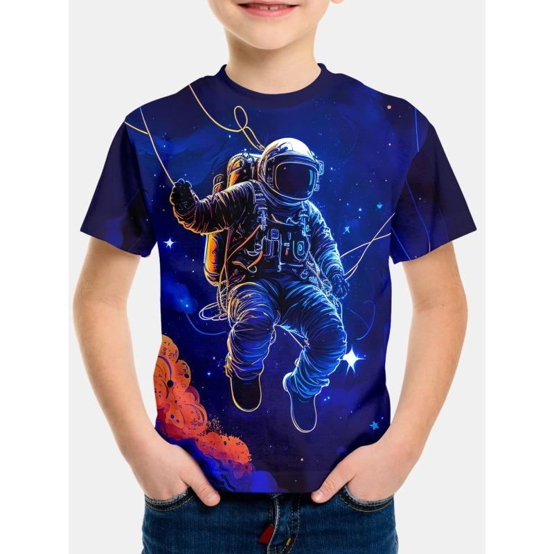Capybara Children's T-Shirt Tops 3D Print Kids Clothes Boys T-Shirt Short Sleeve Tee Summer T-Shirt for Boy Cartoon Girl Clothes