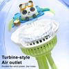Stroller Fan Built-in Large Battery USB Fast Charging 5 Wind Speeds Cartoon Animal Swim Ring Design Portable Cooling Fan