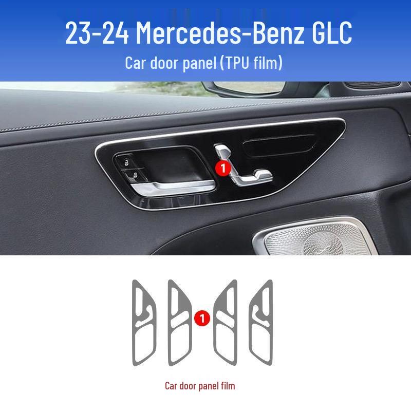 TPU Soft Film Screen Protector for 2025 Mercedes-Benz GLC300 - Center Console & Navigation