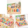 Wooden Color Sorting Game For Kids Educational Toy For Boys And Girls