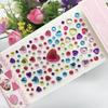 New Stickers On The Face Rhinestone Makeup Bright Face Art Sticker Children'S Temporary Tattoo Rhinestone For Strasse Makeup
