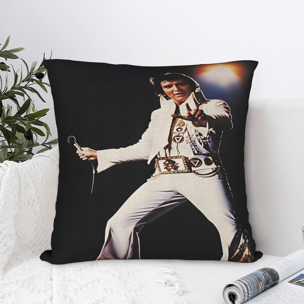 Pillow Cover E-Elviss Singer Novelty Pillow Case For Chair Sofa Home Decor Pillowcases