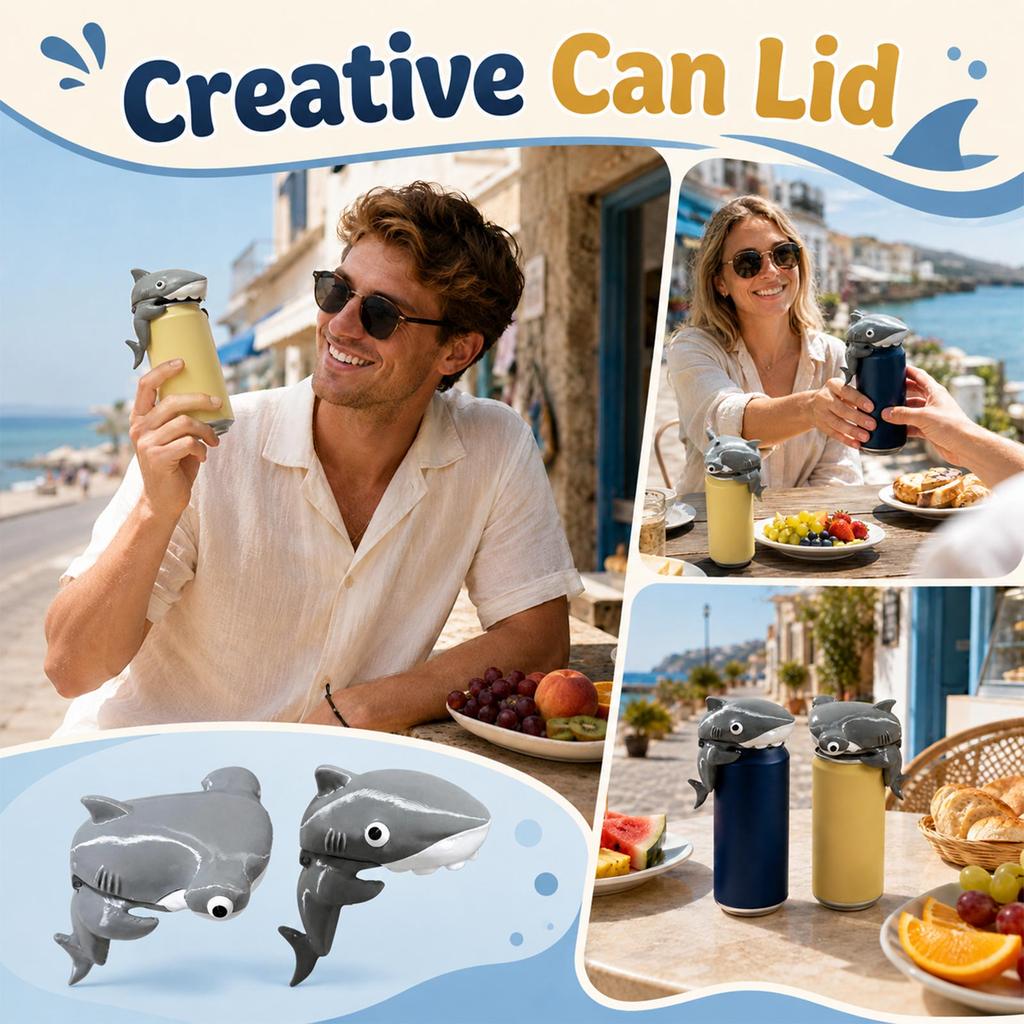 3D Printed Shaped Can Cover Novelty Beverage Topper for Parties