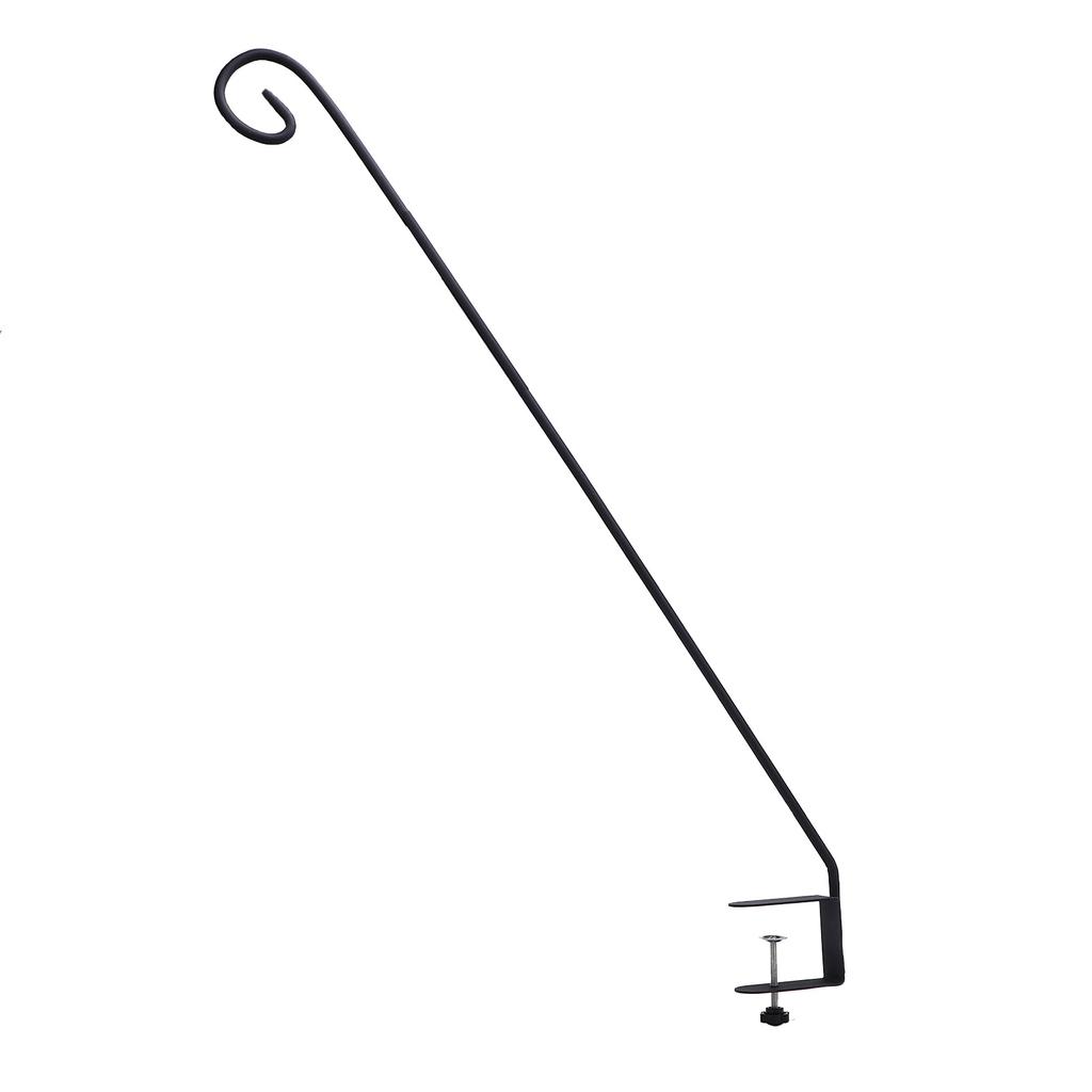 Vogelfutterspender Deckenhaken 32 Zoll Geländerhalterung Verstellbare Pflanzenhakenhalterung für Außenlaternen Windspiele