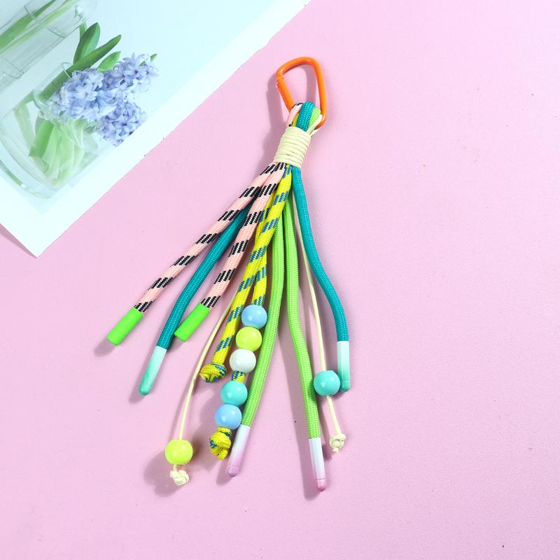 

1 Piece Weaving Hanging Rope Keychain Mobile Phone Pendant Universal Lanyard Phone Bag Key Accessories Gift