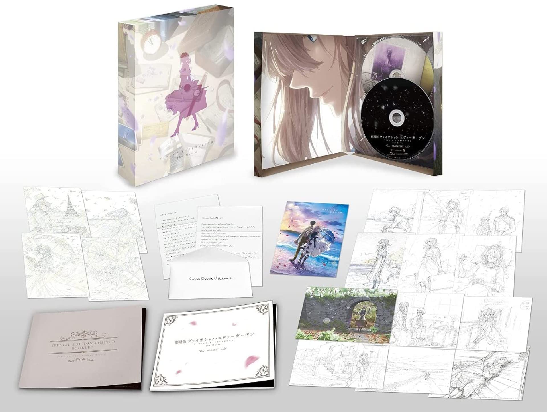 

slim cloth Evergarden the [With poster] Violet Movie Blu-ray (Special Edition)