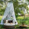 Mosquito Net Canopy Bed, Round Insect Repellent Tent, Mosquito Netting Sleeping Curtain, Princess-like Feel, Stylish Hanging Decor (White)