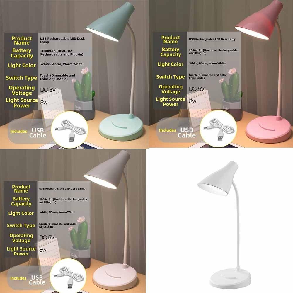 Touch Control LED Table Lamp 3Levels Dimmable Reading Light Energy Saving Desk Lamp  Office Desk