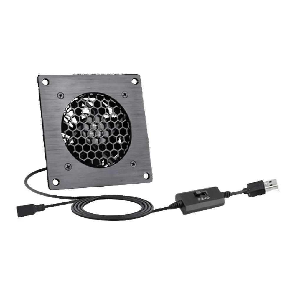 1pc 80mm USB Fan With Temperature Control Multiple Speeds For Router Cabinet Cooling Power Tools Airflow Control Fan Tools
