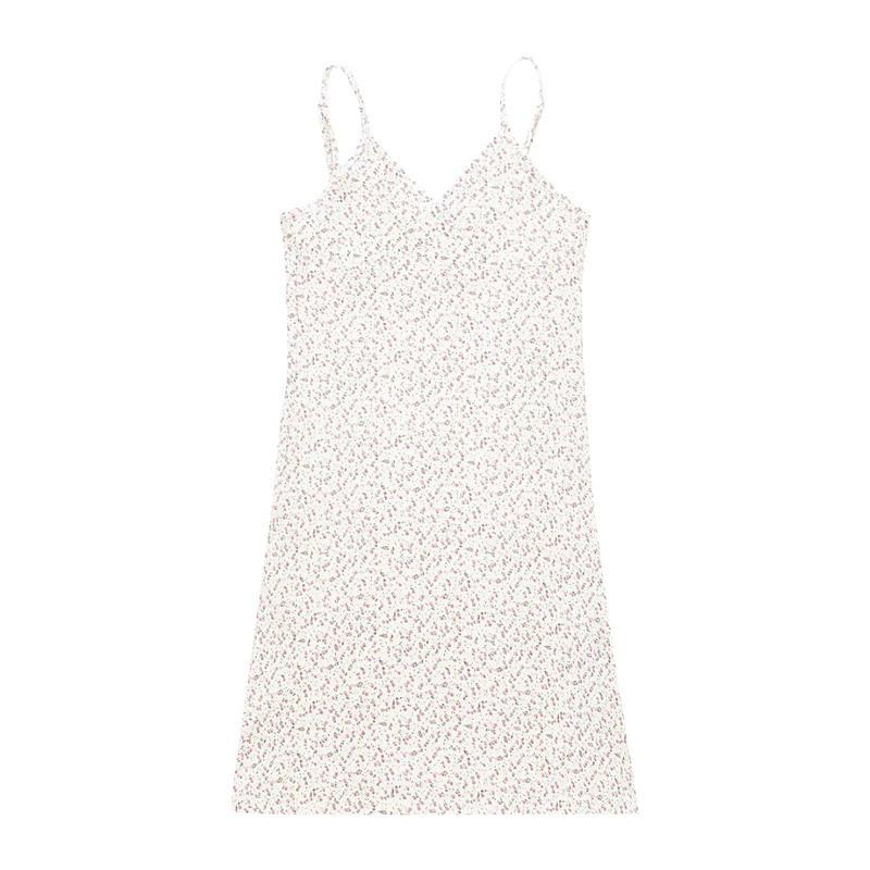 Women Spring Sleeveless Solid Color Suspender Dress Summer Casual Slim Ankle-Length Elastic High Waist Floral Print Camisole Dresses S-XL