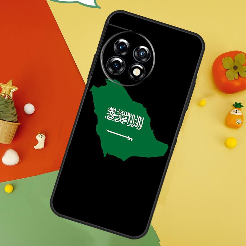 Kingdom of Saudi Arabia Flag Case For OnePlus 9 10 Pro 11 12 13 15 13T 13R 12R 10T 8T Nord 5 CE 2 3 4 Lite N20 N30 Cover