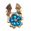 Flower Shaped Button Covers Detachable Clip On for Women Shirt Accessories