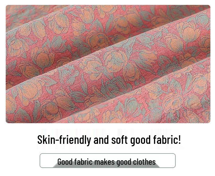 Pure Cotton Long-Sleeve Shirt for Middle-Aged and Elderly Women, Ideal for Spring and Autumn