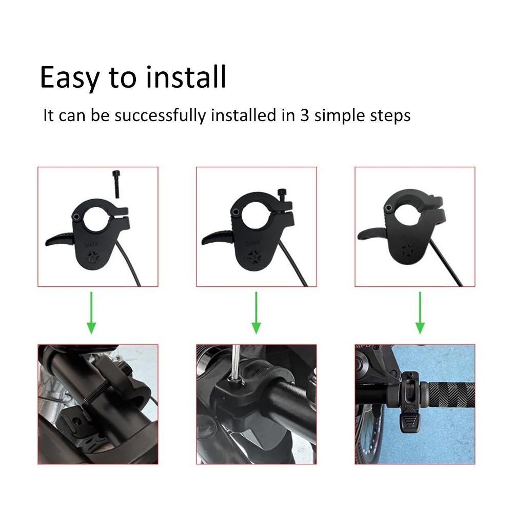 3 Pin Throttle 300X Bike Thumb Throttle 22mm Handlebars Thumb Throttle  Electric Scooters