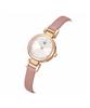Pogseubagenwachi Swarovski Stone H Rug Women'S Leather Watch Rose Gold