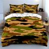 Camouflage Pattern Bedding Set Bedding set (1 duvet cover, 2 pillowcases, duvet not included)