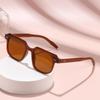 European & American Retro Square Sunglasses, UV Protection, Small Frame Street Style