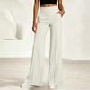 Women's High Waist Wide Leg Pants - Loose Fit Casual Trousers for Everyday Wear