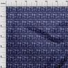 oneOone Cotton Flex Dark Blue Fabric Block Sewing Material Print Fabric By The Yard 40 Inch