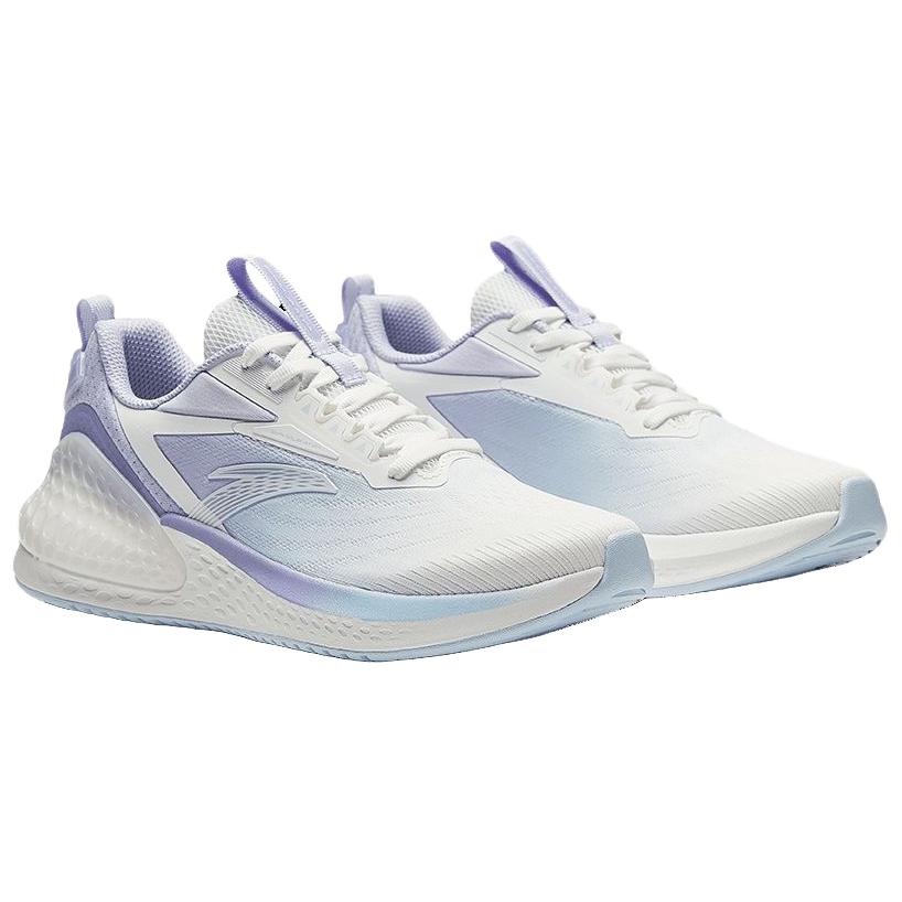 Anta C37+ Moteable Komfortable Støtdempende Pustende Lettvekt Lave Løpesko Dame sneaker Hvit Blå Lilla 922425507-8