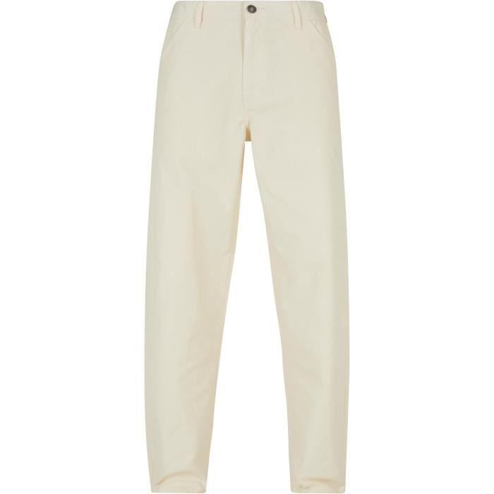 Pantalon toile Urban Classics - blanc