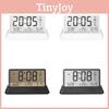 Modern Minimalist Digital Alarm Clock With Lcd Display For Home Decor And Temperature Monitoring