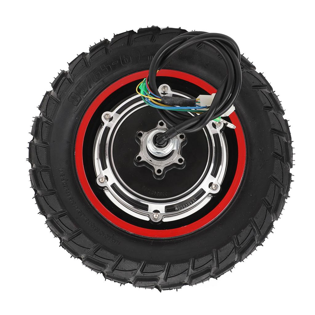 10 Inch Hub Motor 48V 800W Electric Scooter Hub Motor Rear Wheel Drive 250 to 1000RPM Off Road Brushless Hub Motor