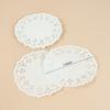 100pcs White Round Lace Paper Doilies Coaster Placemat Cake Mat DIY Gift Packaging Craft Wedding Birthday Party Table Decoration
