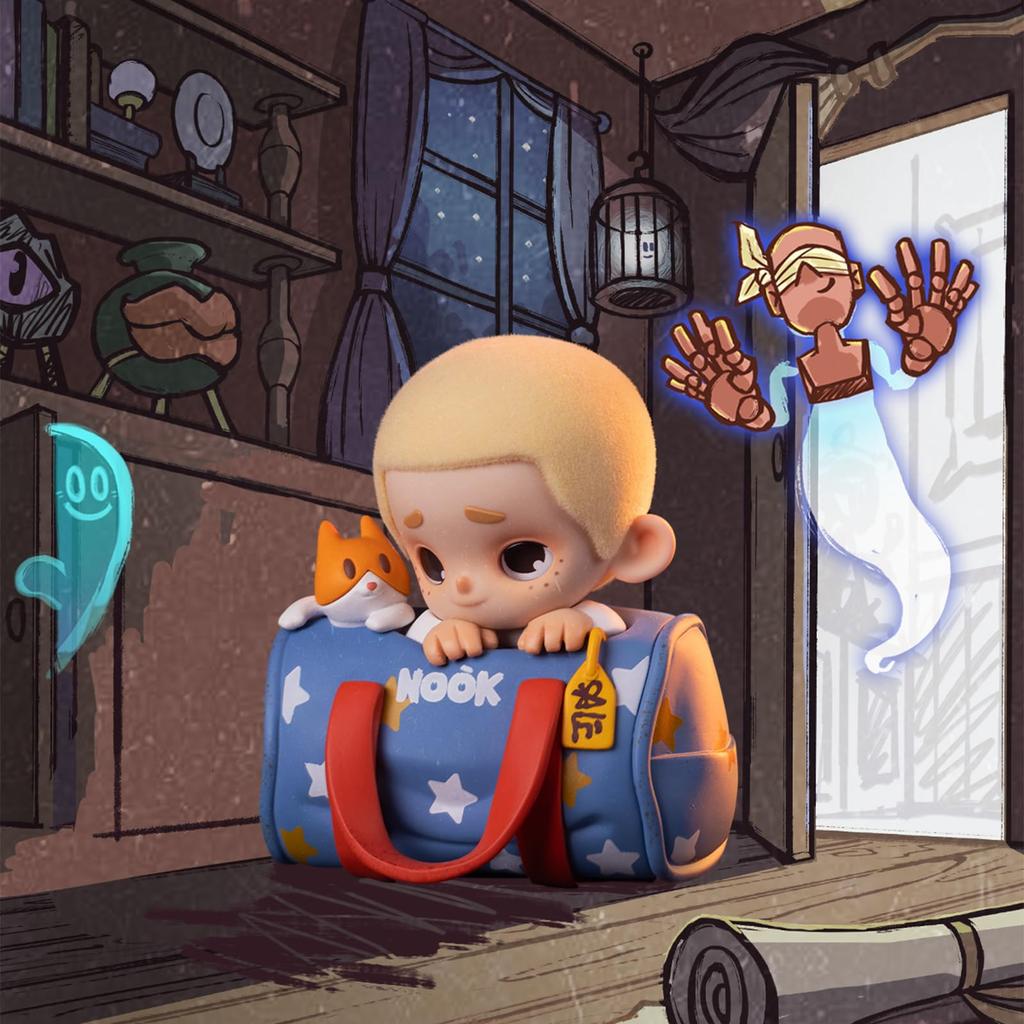 52TOYS BLINDBOX NOOK in Vintage Store Series Blind Box Sammlerstück Trading Spielzeug Glück Perfektes Geschenk für und Weihnachten Figur, Figur, Tasche, Gachapon,