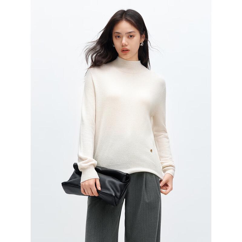 Peacebird Women's Seamless Knit Pullover Sweater D