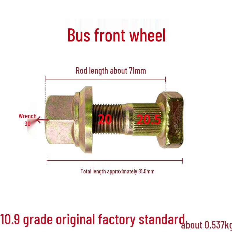 Meritor Brücke 21 Vorder-/Hinterradschraubenkappe für Lkw, Busse, Autos und Landwirtschaftliche Fahrzeuge