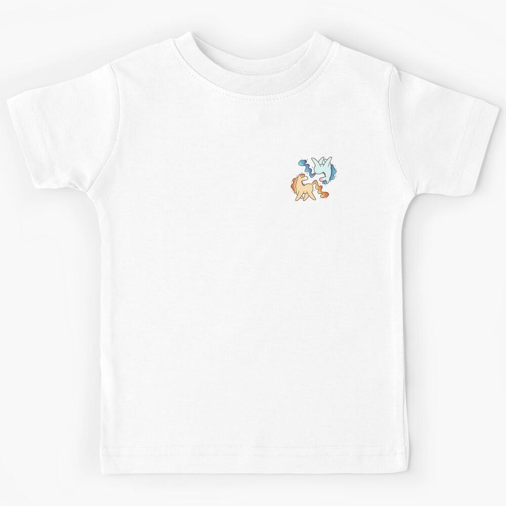 Flame and Wave Pony Kids T-Shirt