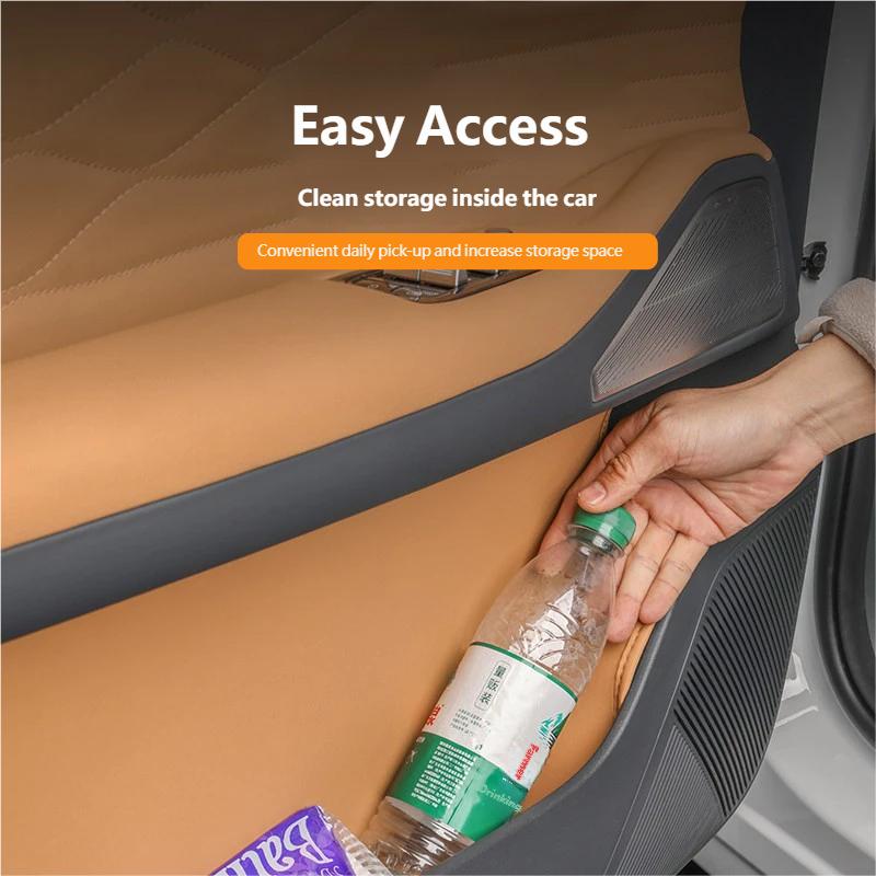 For Geely Starray EM-i EX5 EM-i 2025 2026 Leather Door Storage Box Door Pocket Organizer Mat Interior Accessories